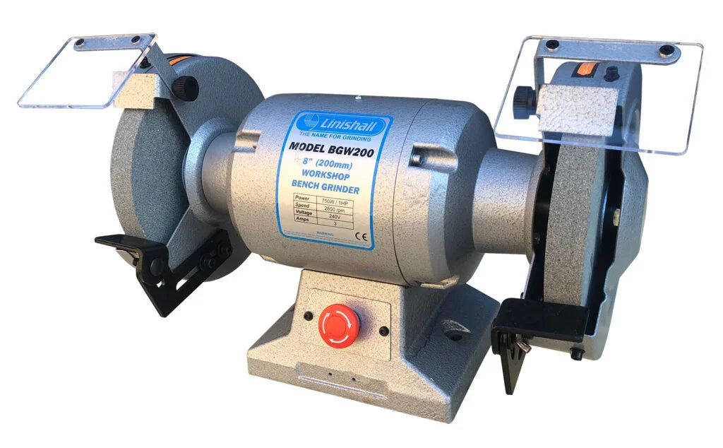 LINISHALL WORKSHOP BENCH GRINDER 200MM/8IN