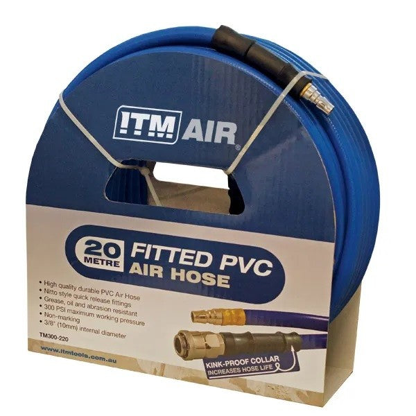 TM300-220 AIR HOSE FITTED 20M - GB FASTENERS