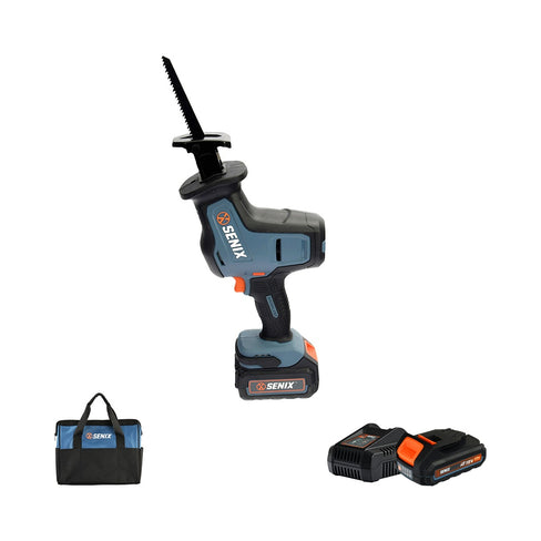 SENIX X2 18V BRUSHLESS COMPACT RECIPROCATING SAW KIT