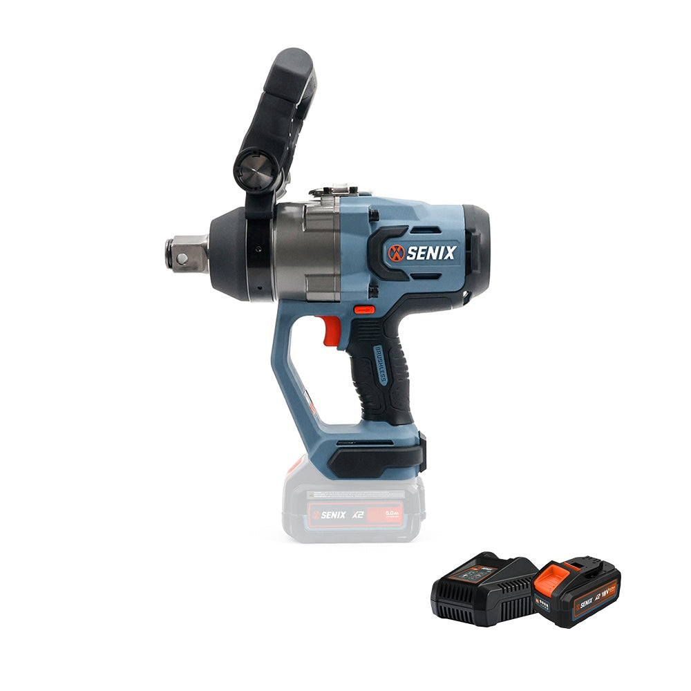 SENIX X2 1" 2000NM BRUSHLESS IMPACT WRENCH KIT