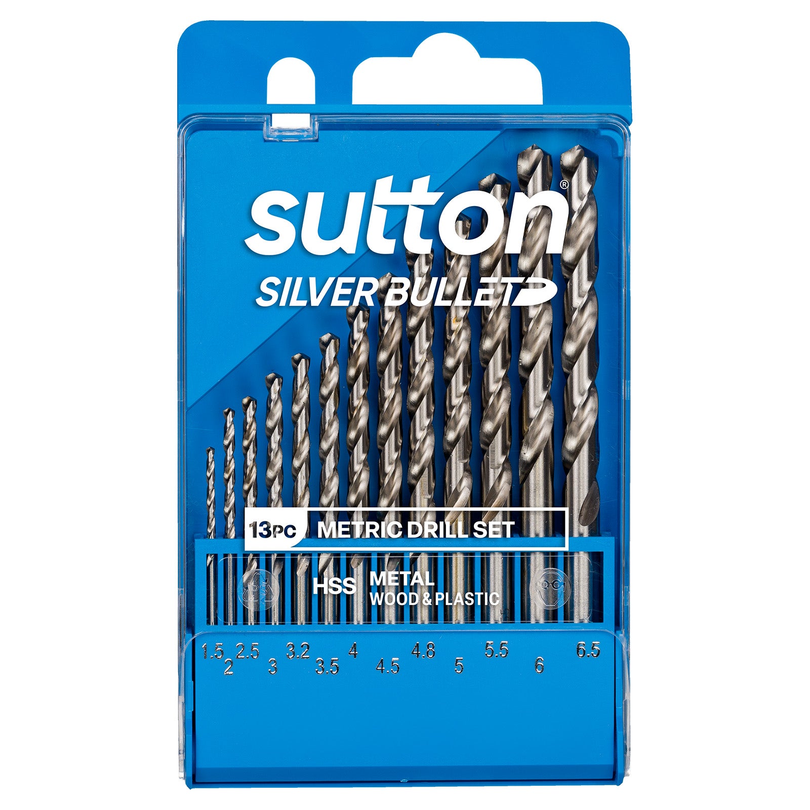 DRILL D101 SM1 JOBBER HSS SILV BULLET SET 1.5-6.5MM 13PC