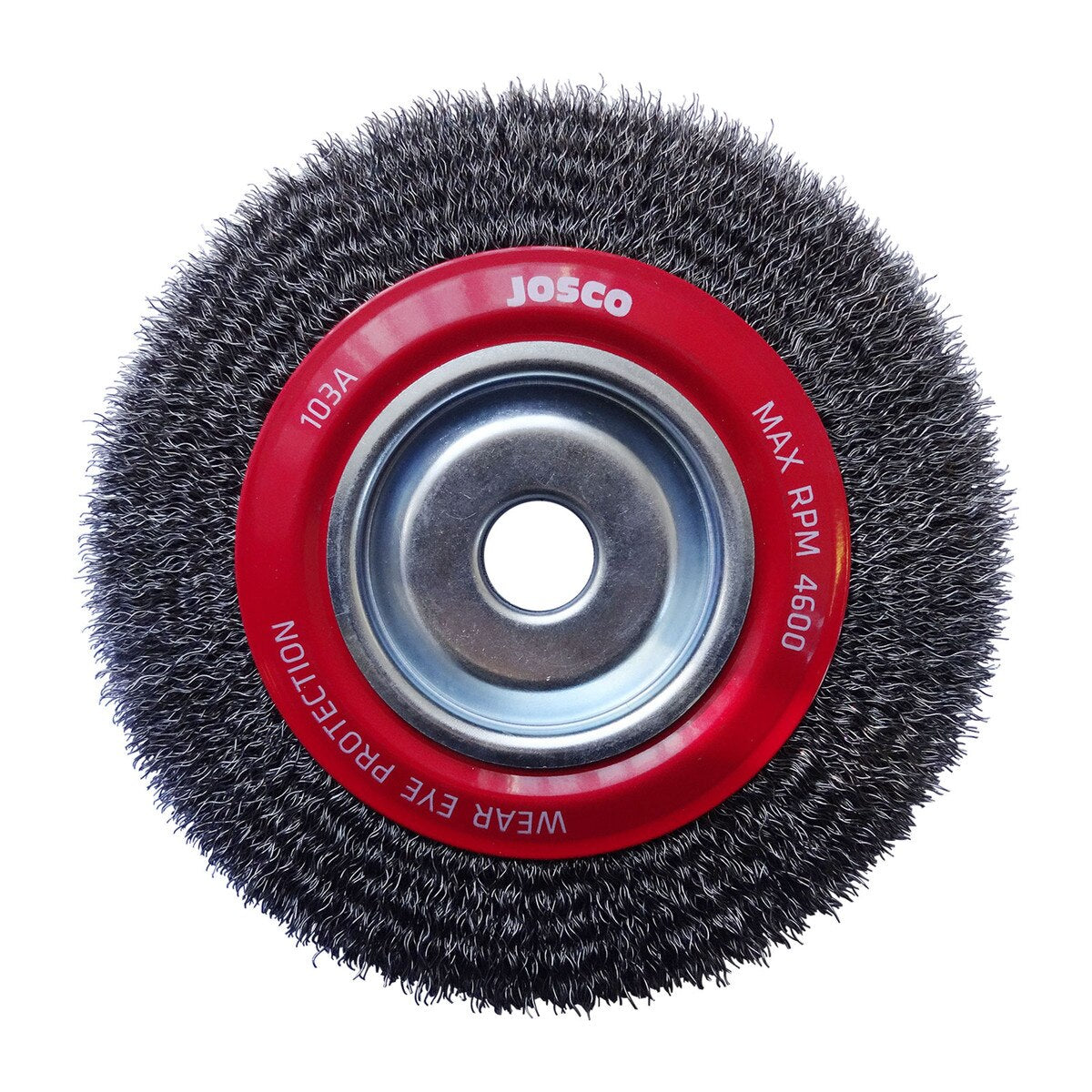 JOSCO 200X19MM MULTI-BORE CRIMPED WIRE BRUSH
