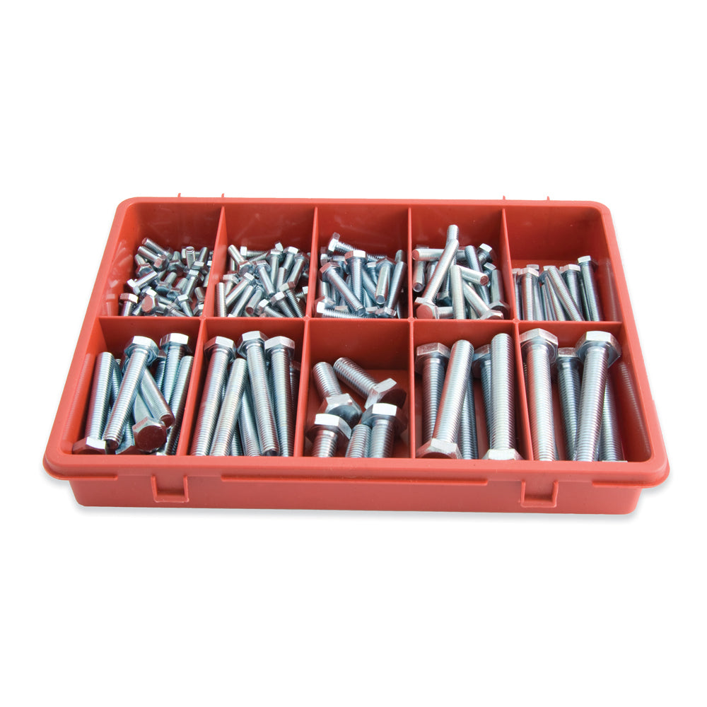 ASSORTED HEXAGON BOLTS 145 PCE - GB FASTENERS