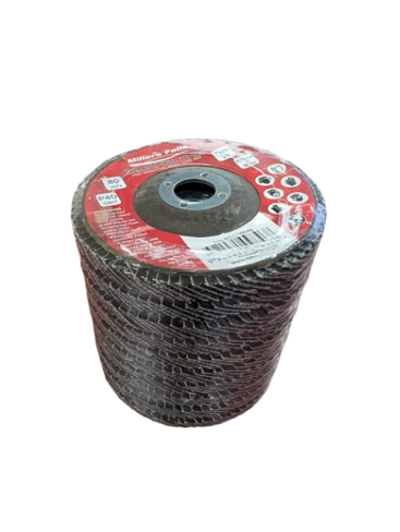 FLAP DISC 125MM 80 GRIT ZIRC 10 PACK