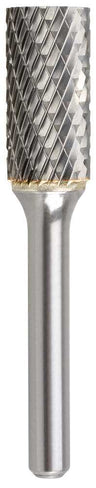 SB-5 CYLINDRICAL BURR END CUT 1/2 1/4 SHANK