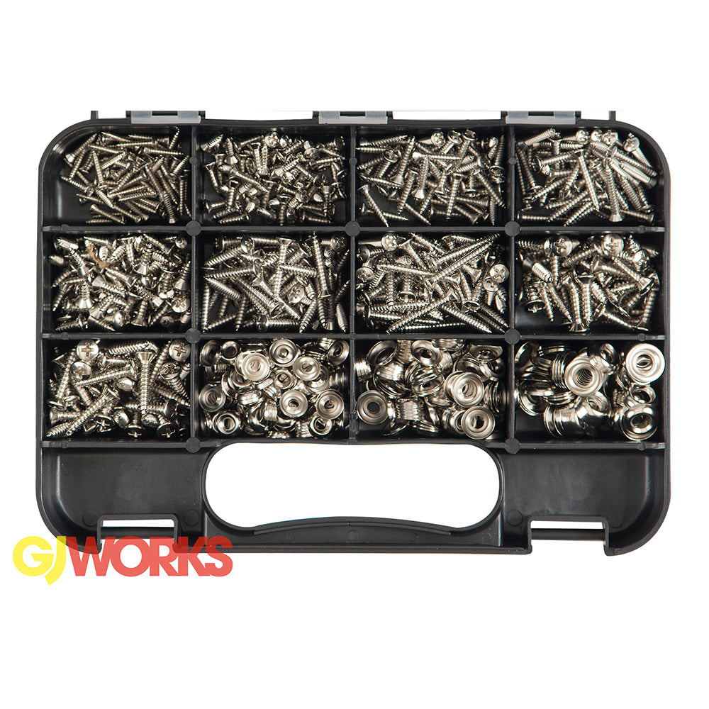 GKA810 GJ WORKS PHILLIPS RAISED & COUNTERSUNK SELF-TAPPING SCREWS