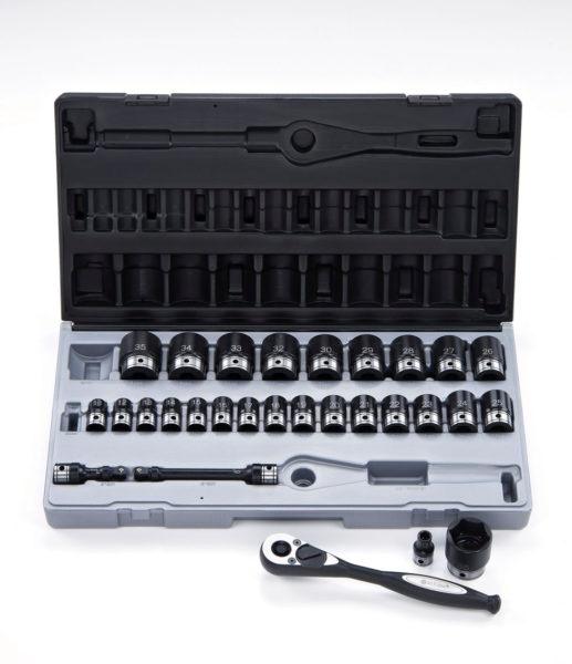 IMPACT SOCKET SET MET 1/2 DRIVE 29 PCE DUAL ACTION