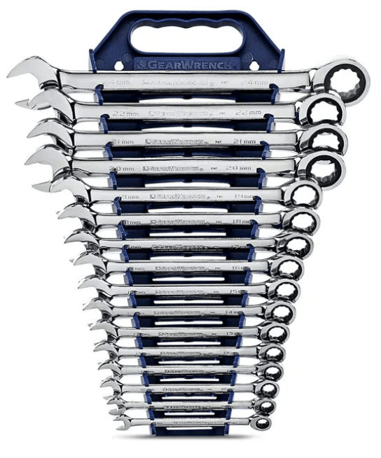 SET WR RAT COMB REV MET 16PC - GB FASTENERS