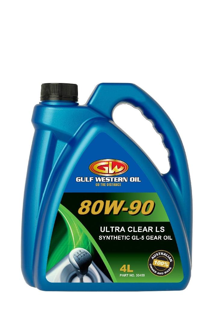 30459 ULTRA CLEAR GEAR OIL,FULL SYN LS 80W/90 4L - GB FASTENERS